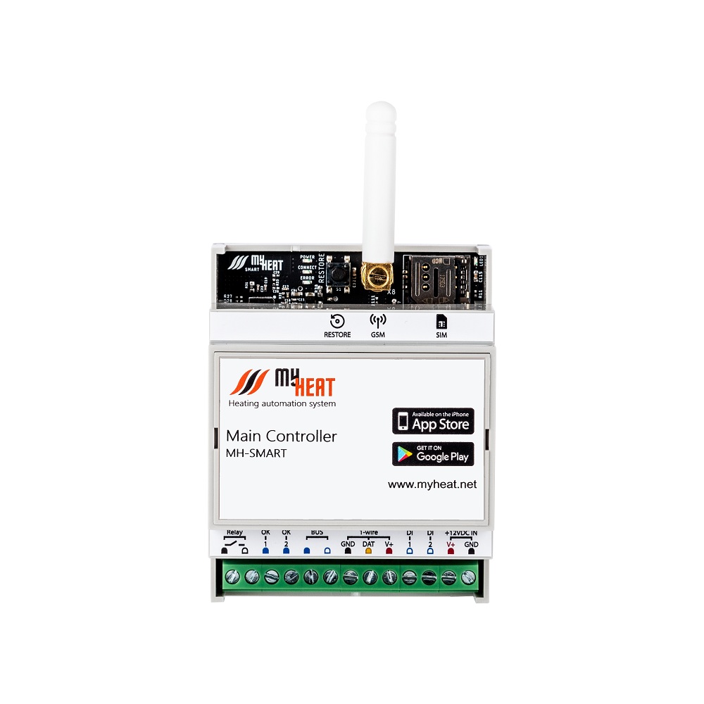 Теплоинформатор MY HEAT SMART ЭВАН. Встроен Wi-Fi, Opentherm, EBUS