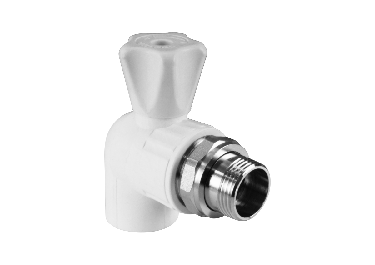 Кран пп рад 25*1/2 угловой Valfex