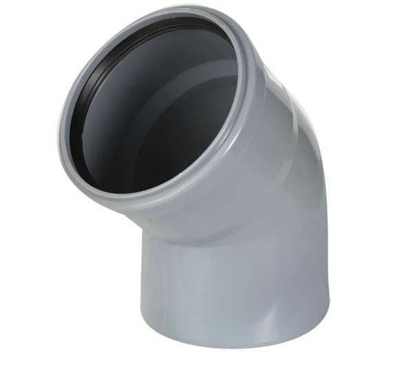 Отвод канализационный внутренний 110 мм/45° Политэк
